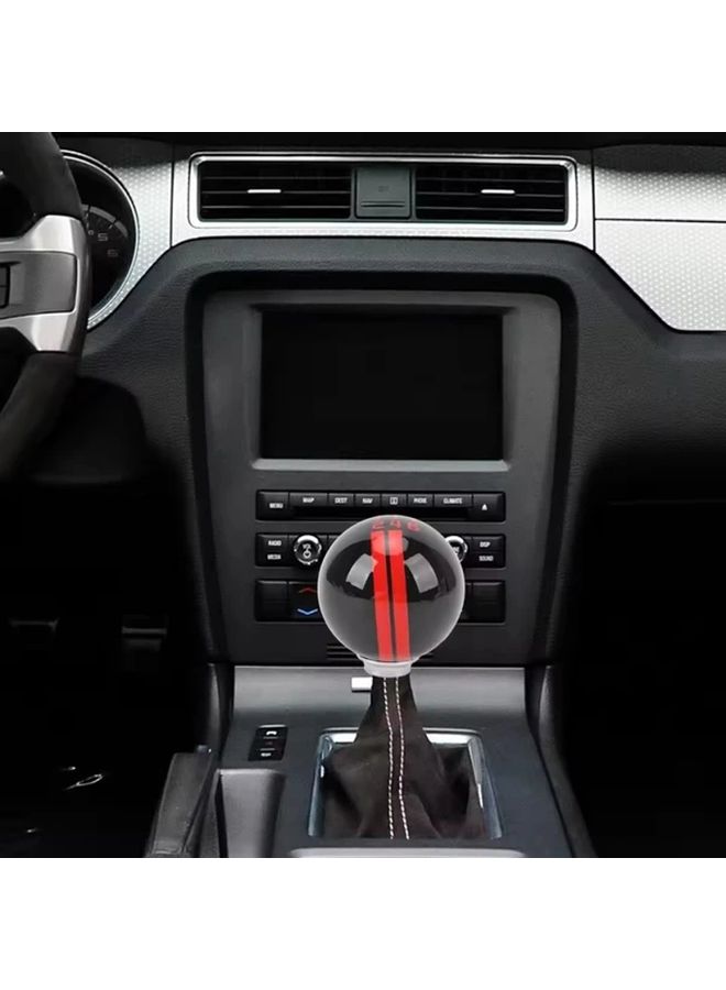Black And White 5 Speed Manual Transmission Shift Knob Replacement - Image 4