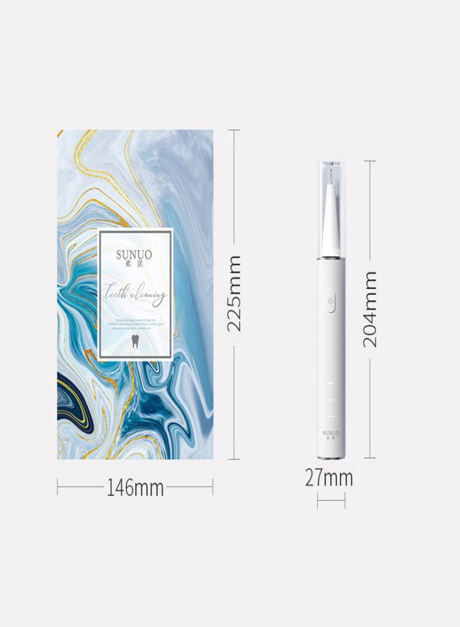 Sunuo Visual Ultrasonic Dental Scaler IPX7 Waterproof Dental Calculus Remover w/3 Modes/5MP HD Mini Camera/LED Auxiliary Light/Auto-off Protection Portable Rechargeable Household Tartar Scraper - Image 3