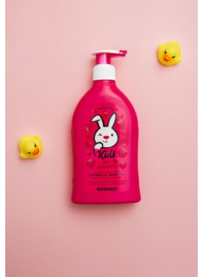 sanosan Kids Shower & Shampoo Strawberry - 400ML - Image 3