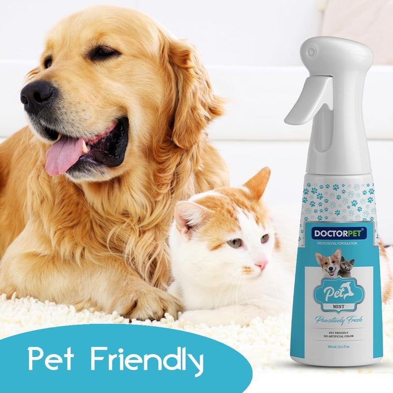 DoctorPet Pawsitively Fresh Pet Mist Continuous Spray  - Pet Friendly Mist - Odor Control Cologne for Cats & Dogs - Grooming Spray for All Breeds 100ml - Image 2