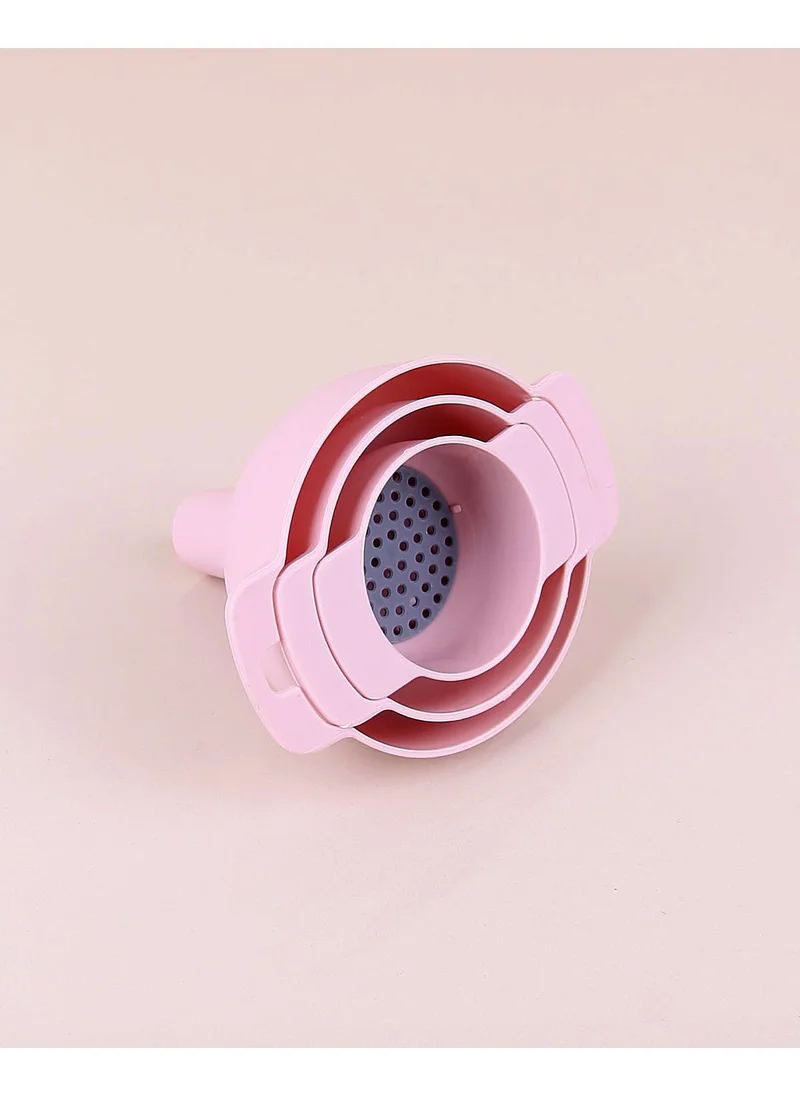5DM Set of 3 Funnels with Strainer