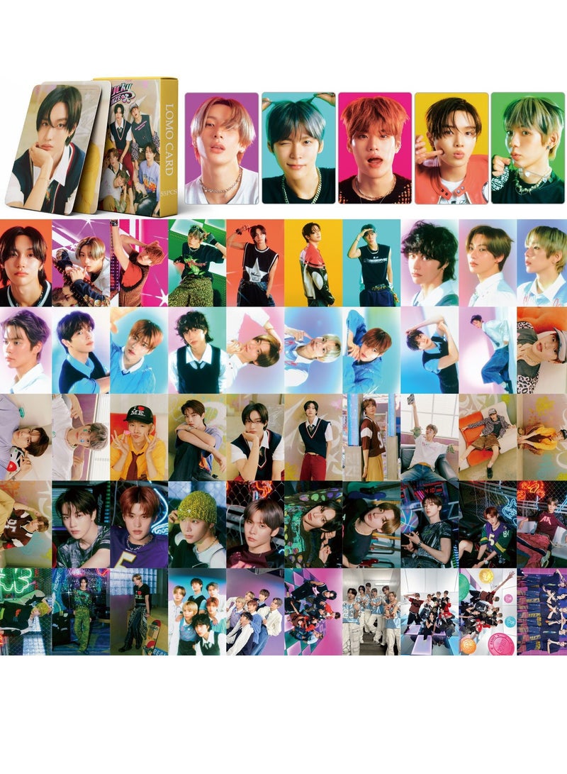 55pcs RIIZE Lucky New Solo Album Support By Fans Lomo Star Card - Image 2