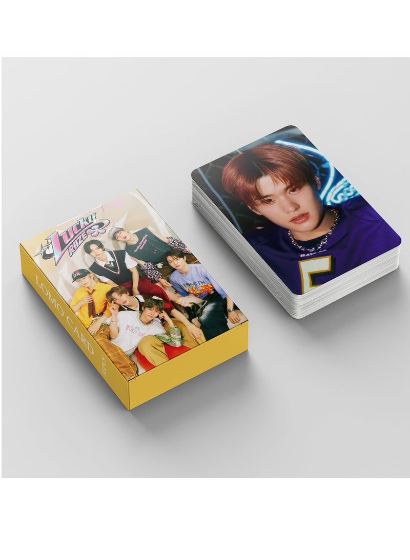 55pcs RIIZE Lucky New Solo Album Support By Fans Lomo Star Card - Image 3