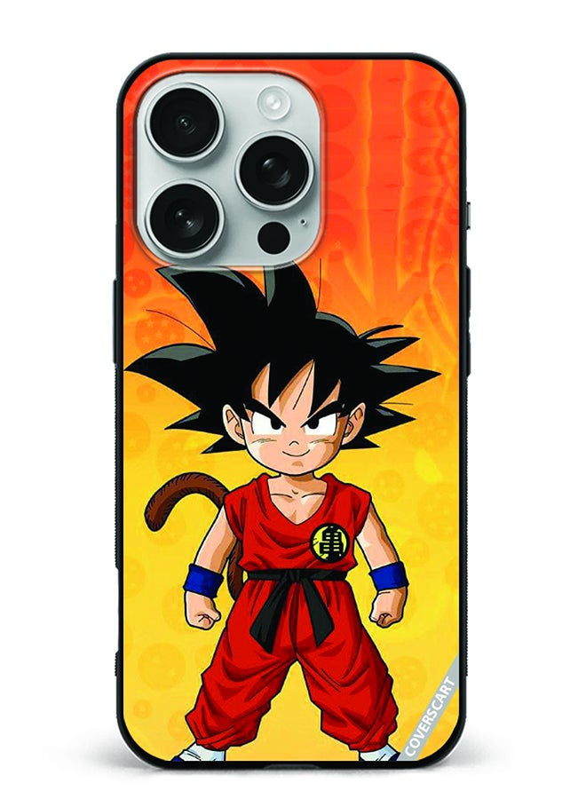 COVERSCART Protective Case Cover For Apple iPhone 16 Pro Goku Cartoon Design Multicolour