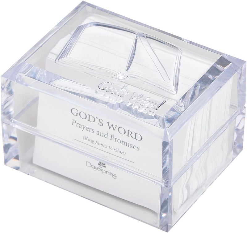 DaySpring God's Word Promise Box with Prayers and Promises - KJV Large Print Scripture Cards - Image 1