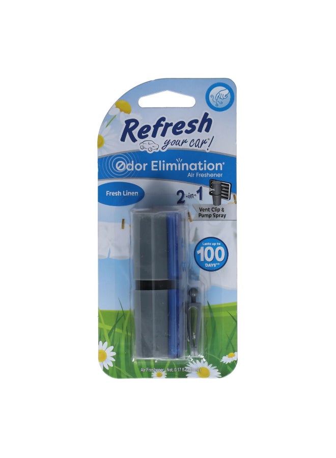 Fresh Linen Car Vent Spray 7.6 x 2.4 x 16.4 cm RPS201-1 - Image 1
