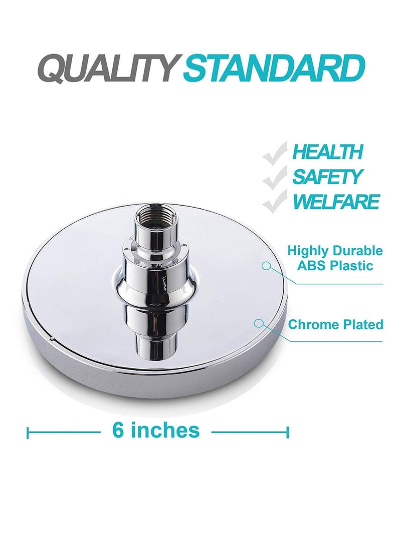 LEOKOR Luxury Modern Chrome Look High Pressure Shower Head Adjustable Shower Heads - Image 4