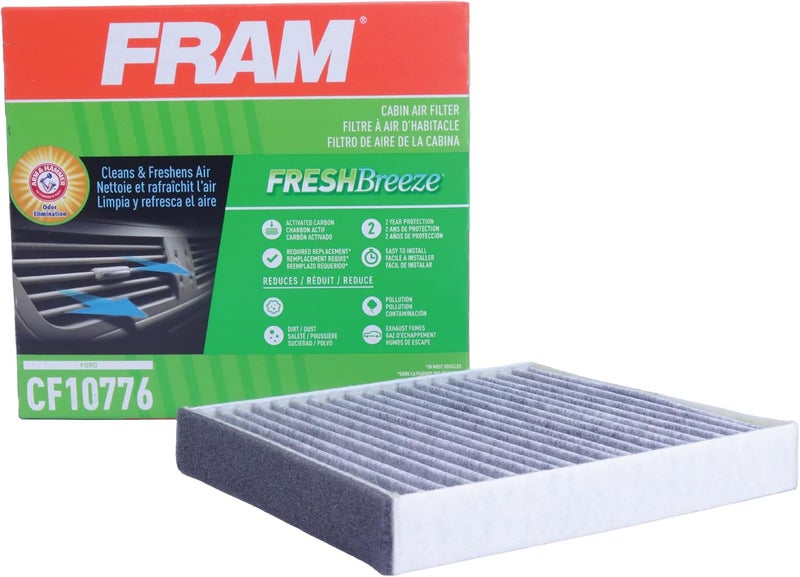 FRAM Fresh Breeze Cabin Air Filter with Arm & Hammer - Image 1