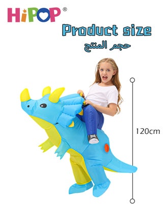 Inflatable Dinosaur Doll Costumes with Tape Inflator,120-140cm Height,Dinosaur Toys,Inflatable Dinosaur Cosplay Costumes（M) - view 4