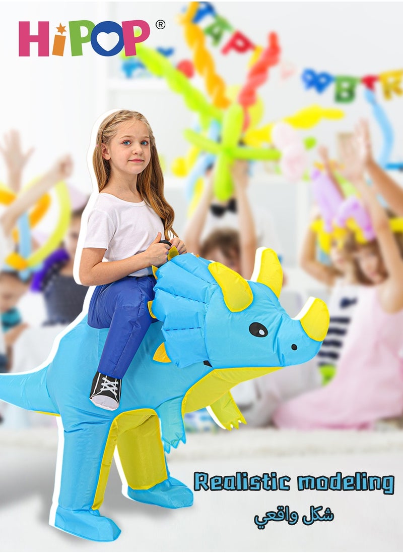 HIPOP - Inflatable Dinosaur Doll Costumes with Tape Inflator,120-140cm Height,Dinosaur Toys,Inflatable Dinosaur Cosplay Costumes - Image 1