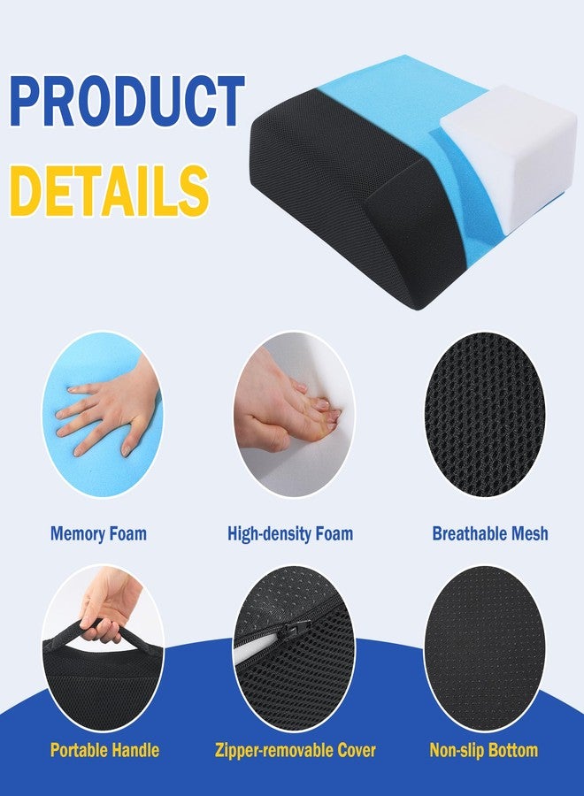 ROYALAY Hip Replacement Recovery Aids for Right Left, Hip Kit for Seniors Total Replacement Prime, Chair Cushion for Office Couch Long Sitting with Removable Cover - Image 3