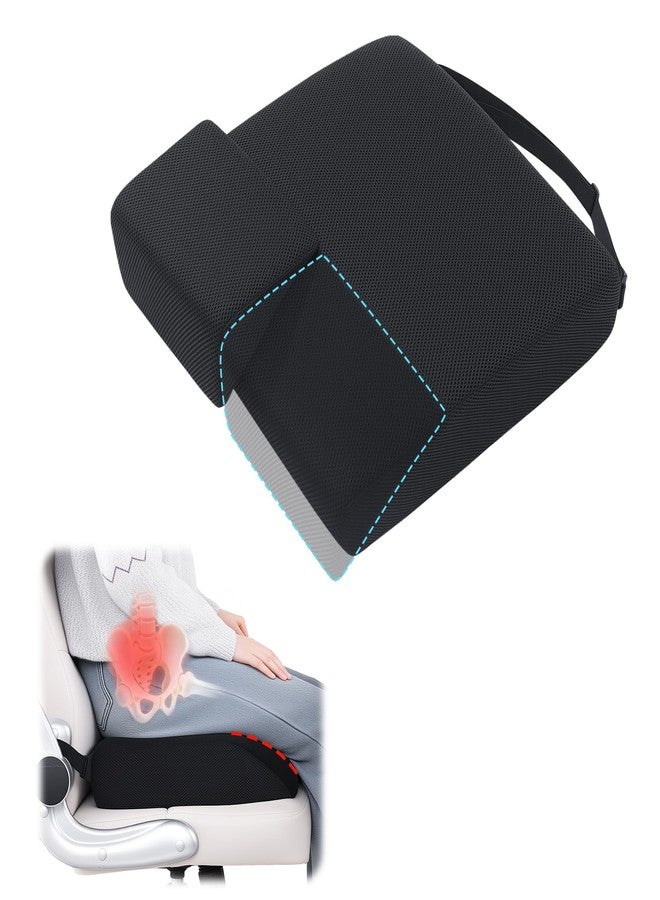 ROYALAY Hip Replacement Recovery Aids for Right Left, Hip Kit for Seniors Total Replacement Prime, Chair Cushion for Office Couch Long Sitting with Removable Cover - Image 1