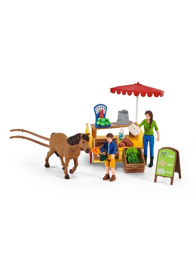 Schleich Sunny Day Mobile Farm Stand Playset - Image 1