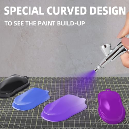 OPHIR 30pcs BlackWhite Speed Shape Vinyl Car Set Painting Speed Shape Model Car for Airbrush Color Testing Model Paint Test Hobby Crafts Project 2x35x05 Inch - Image 5