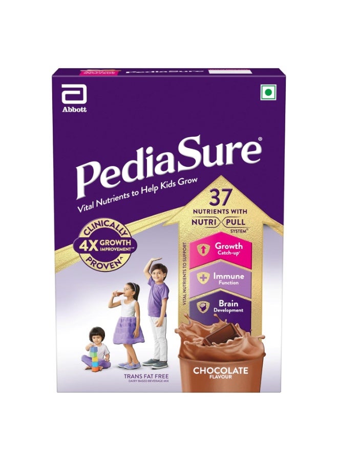 بدياشور مسحوق مشروب "بيدياشور" (PediaSure) الغذائي بنكهة الشوكولاتة - تركيبة غذائية مصممة علمياً لدعم نمو الأطفال (375 جم) - Image 1