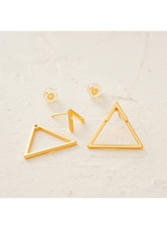 Mevecco Women Earrings Gold Stud 14K Gold Filled Small Simple Handmade Hypoallergenic Everyday Jewelry  - Image 2