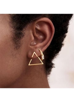Mevecco Women Earrings Gold Stud 14K Gold Filled Small Simple Handmade Hypoallergenic Everyday Jewelry  - Image 5