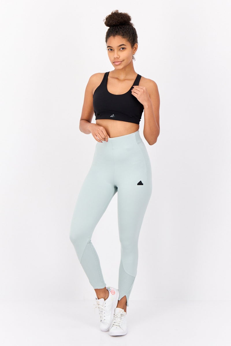 Adidas Women Brand Logo Padded Sports Bra, Black - Image 2