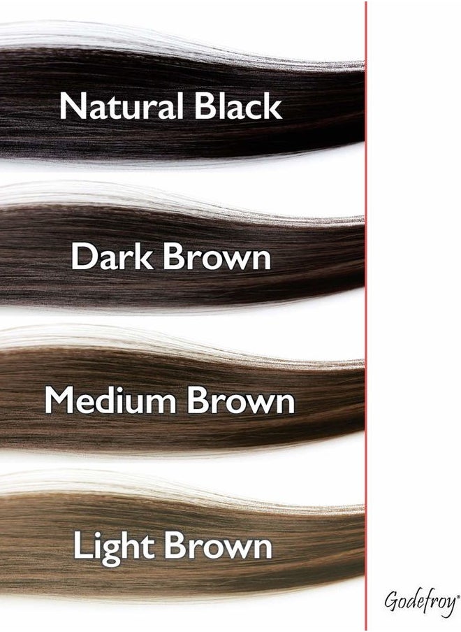 Godefroy Hair Color Kit for Spot Coloring Great For Small Areas Covers Up Gray Hairs Assorted Colors Available 4 Applicaion Kit, Light Brown, 1 Count  - Image 1