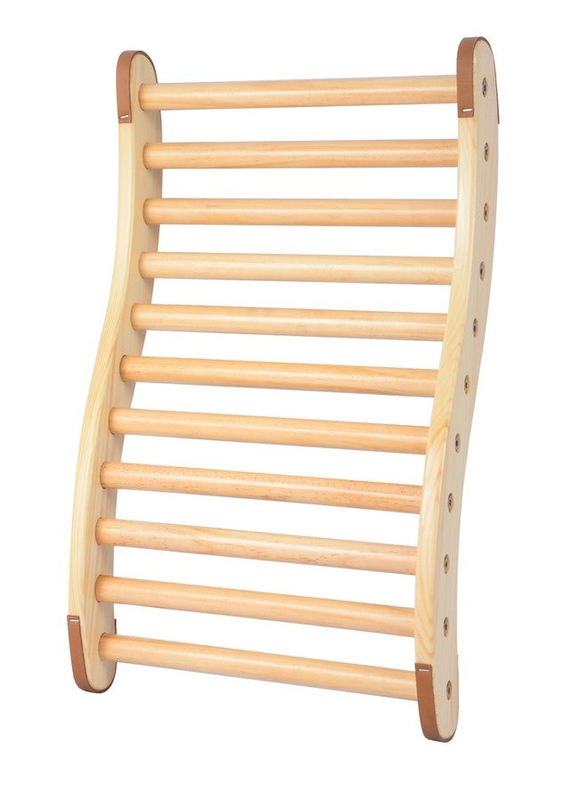 Danghyuk Sauna Backrest Wooden Sauna Accessories （Assembly Required） Non-slip Comfort Sauna Backrest Ergonomic S-shaped Sauna Backrest Relaxes the Back Pine Sauna Backrest Suitable for Sauna Environment - Image 1