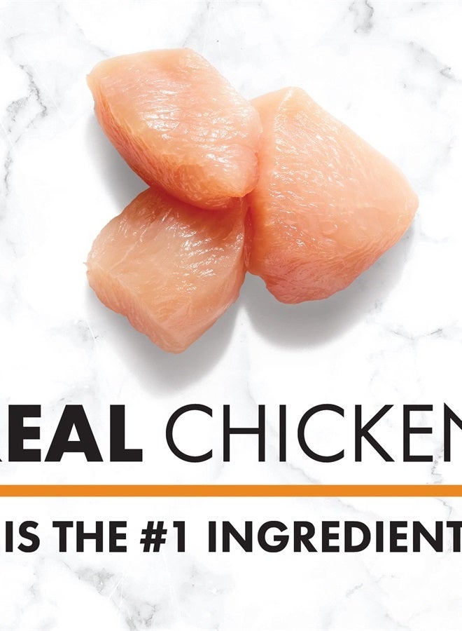 NUTRO PUPPY Grain Free Natural Wet Dog Food Bites in Gravy Tender Chicken, Sweet Potato & Pea Recipe, (24) 3.5 oz. Trays