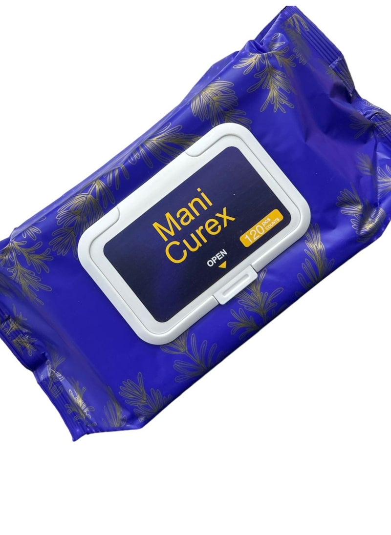 Mani Curex wet wipes 120PCS COUNTS 