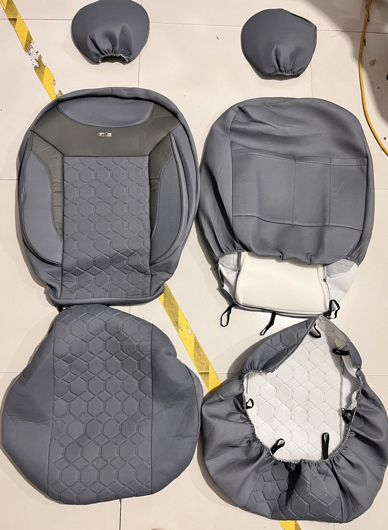 3 اكس ار مجموعة غطاء المقعد 3xR 11pcs مناسبة لمعظم سيارات السيدان ، سيارات الدفع الرباعي الصغيرة والمتوسطة الحجم - Image 2