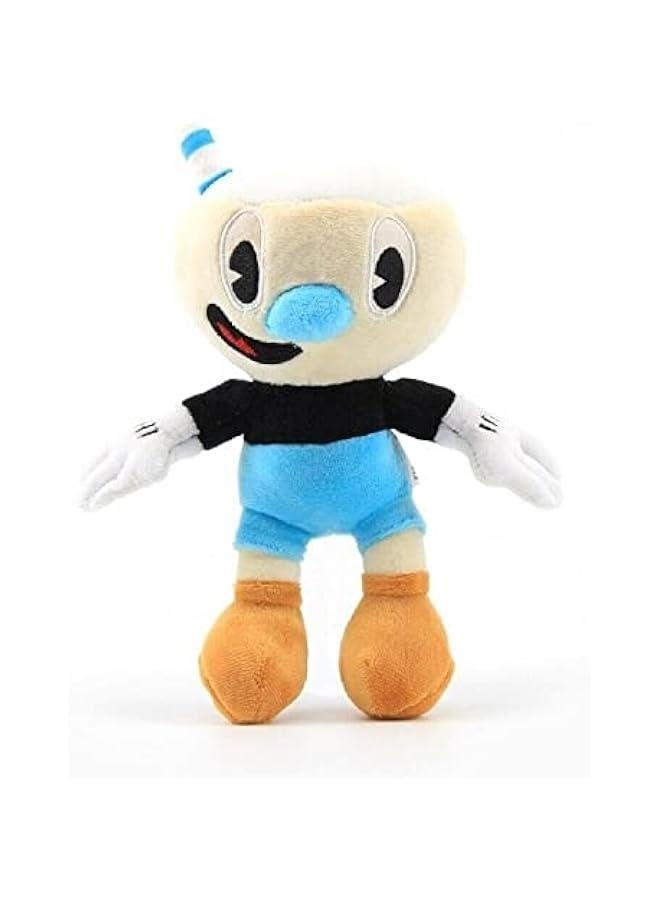 Cuphead Plush Toys 8pcs/Set Cuphead Mugman Family Mecup and Brocup Devil Boss Legendary Chalice King Dice Sunflower Ms. Chalice Mermaid Cagney Carnantion 8-13 Inches - Image 5