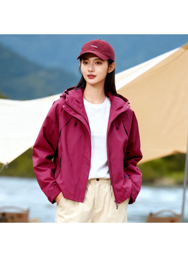 Fapai Women's Casual Outdoor Fleece Jacket Two-piece Set Hooded Jacket Women - Image 4