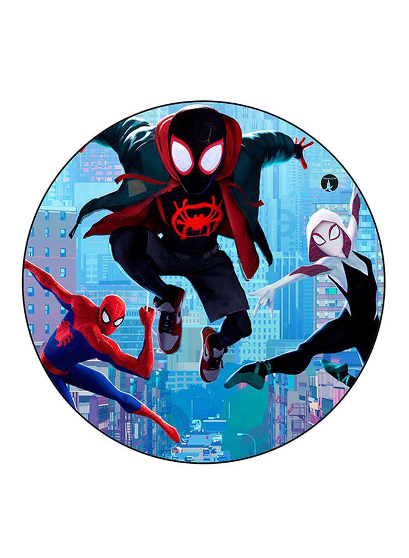 RKN Spiderman Printed Fridge Magnet Round  Multicolour - Image 1