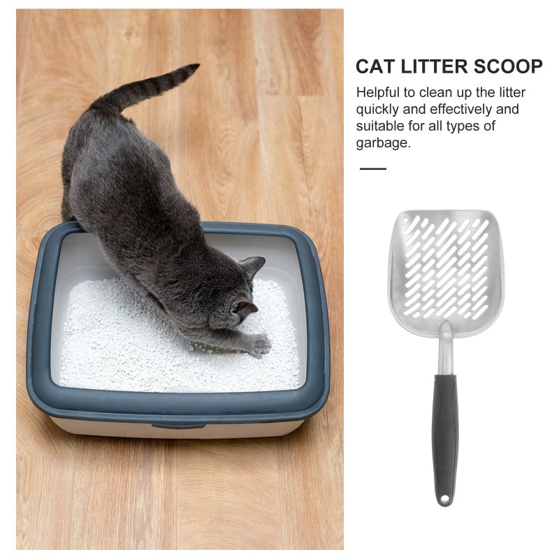 Handle Pet Kitty Dog Litter Scooper Metal Pet Sift Shovel ( ) - Image 3