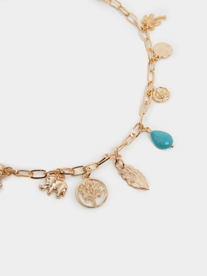 Styli Styli Multi Charm Necklace  - Image 4