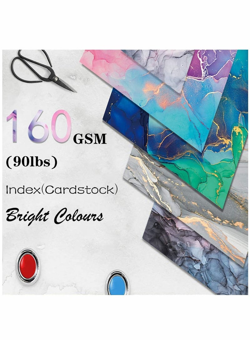 24 Sheets Scrapbook Paper Set, 6*6in Cardstock Pads, Single Sided Decorative Craft for Order Scrap DIY Photo Albums, Writing, Card Making