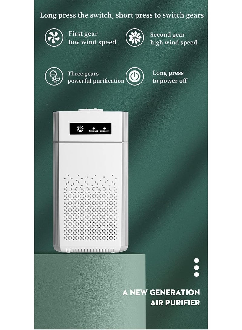 MostNow Air Filter Cleaner, Odor Eliminator, Air Purifier for Home Large Room, Remove Allergies Smoke Dust Pollen Pet Dander, Night Light - Image 3