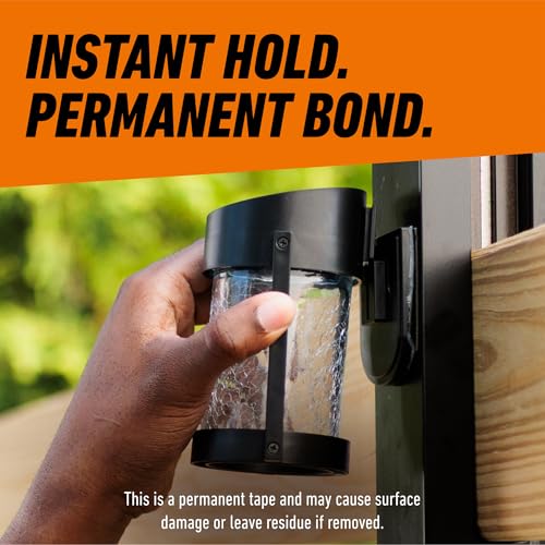 Gorilla Heavy Duty Double Sided Mounting Tape, Black Tape, 1" x 120" (Pack of 4) - Weatherproof for Indoor or Outdoor - Image 5