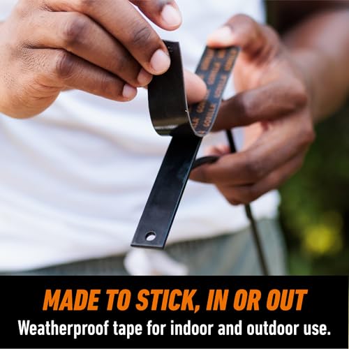 Gorilla Heavy Duty Double Sided Mounting Tape, Black Tape, 1" x 120" (Pack of 4) - Weatherproof for Indoor or Outdoor - Image 4