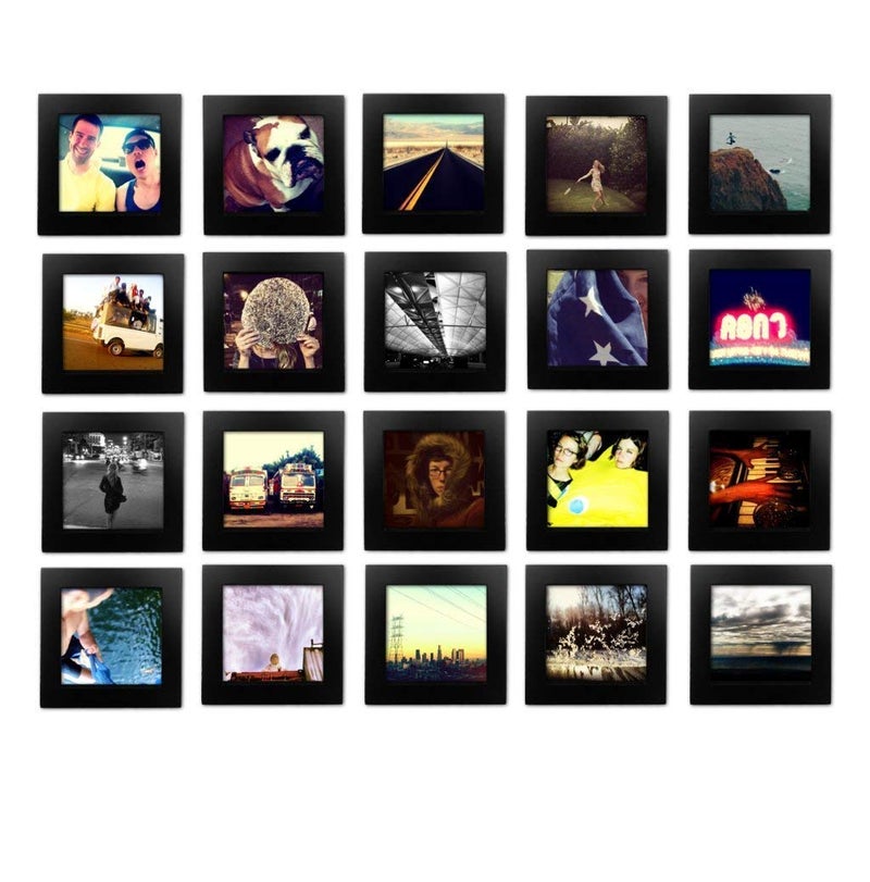 PAPER PLANE DESIGN Selfie Frames Square Instagram Photo Frame 4 in x4 in Each (SET OF 20) - Image 1