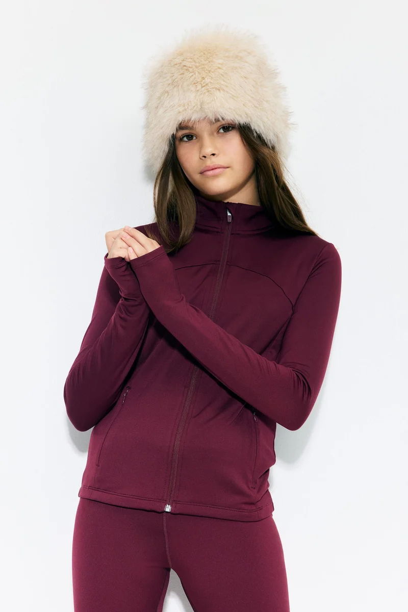 اتش اند ام جاكيت رياضي من نسيج دراي موف