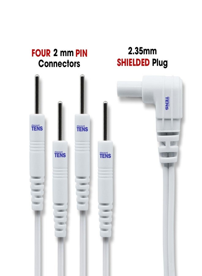 Discount TENS - Lead Wires, Port Doubler, 2.35mm Shielded Plug to Four 2mm Pin Connectors - (Pack of 2) - Image 5