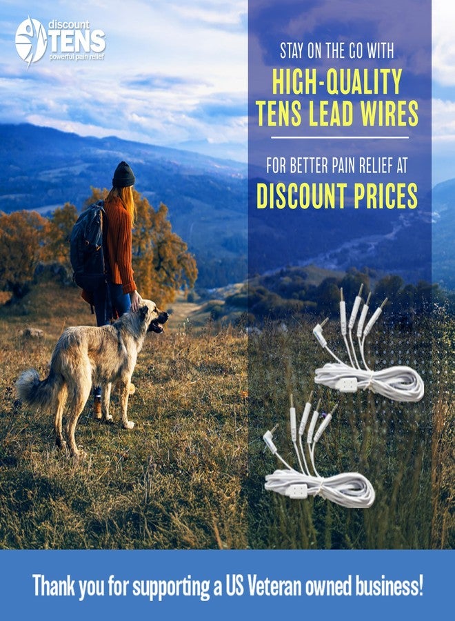 Discount TENS - Lead Wires, Port Doubler, 2.35mm Shielded Plug to Four 2mm Pin Connectors - (Pack of 2) - Image 2