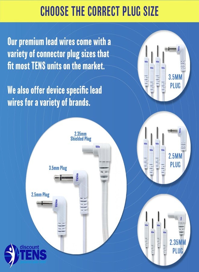 Discount TENS - Lead Wires, Port Doubler, 2.35mm Shielded Plug to Four 2mm Pin Connectors - (Pack of 2) - Image 4