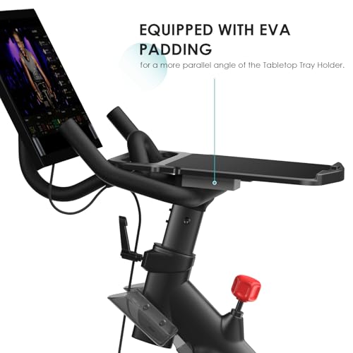 KMOUANTS Tabletop Tray Holder Compatible with Peloton Bike (Not Bike Plus for Tablets, laptops, Books, Phones, etc. - Riding Work Surface ，Bikes Accessories for Peloton - Image 5