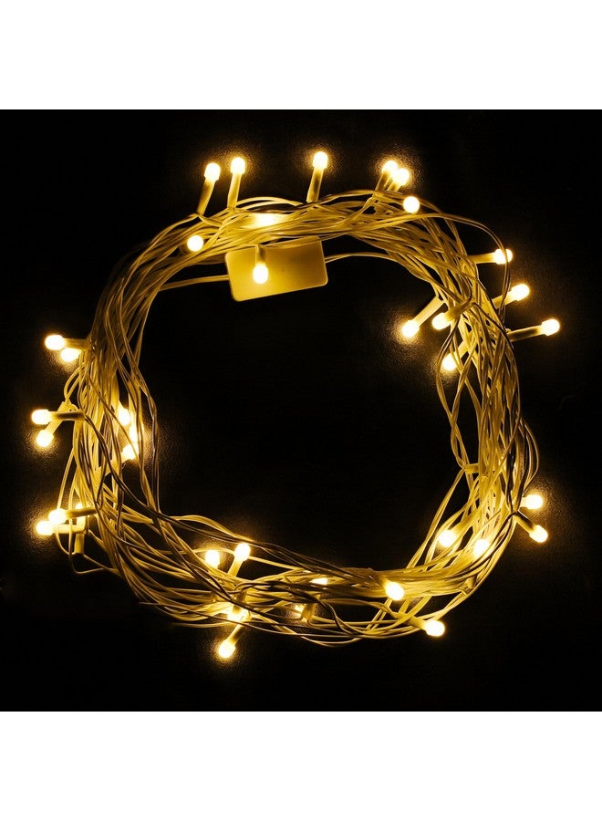 Lexton Led String Light Plug Sourced 11 Meter, 40 High Pixel LED, 8MM Led Bulb, Suitable for Indoor & Outdoor Decorations, Diwali, Christmas, Wedding, Party, (Ultra Warm White, Pack of 1) - Image 2