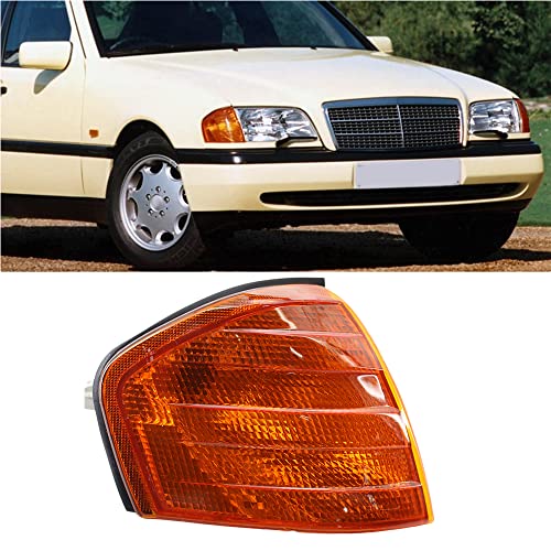 TOTMOX Corner Light Shell, Corner Light Housing Turn Signal Lights Shells Amber Lens/Clear Lens, Compatible with Mercedes-Benz C Class W202 1994-2000 - Image 4