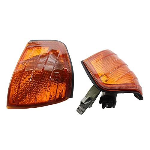 TOTMOX Corner Light Shell, Corner Light Housing Turn Signal Lights Shells Amber Lens/Clear Lens, Compatible with Mercedes-Benz C Class W202 1994-2000 - Image 5