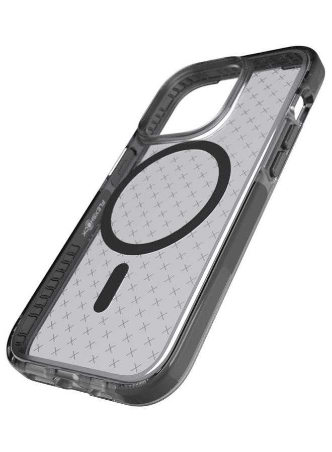tech21 Evo Check iPhone 14 Pro Case Cover with MagSafe and 16 Feet Drop Protection - Smokey Black - Image 3