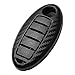 TANGSEN Smart Key Fob Case 3D Carbon Fiber ABS Plastic Emboss Cover for INFINITI JX35 Q50 Q60 QX56 QX60 QX80 for NISSAN ALTIMA ARMADA MAXIMA MURANO PATHFINDER ROGUE 5 Button Keyless Entry Remote - Image 2