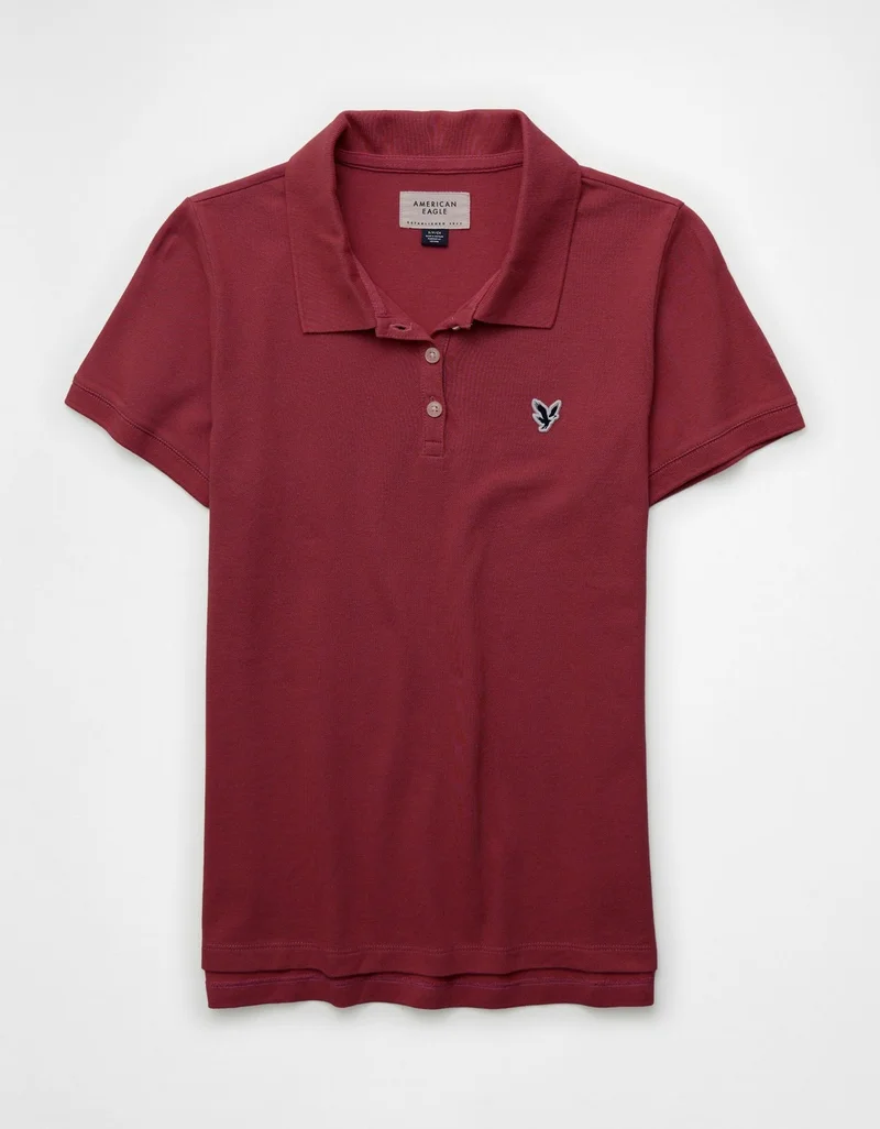 American Eagle  AE Classic Polo Shirt for Women | Best Price UAE