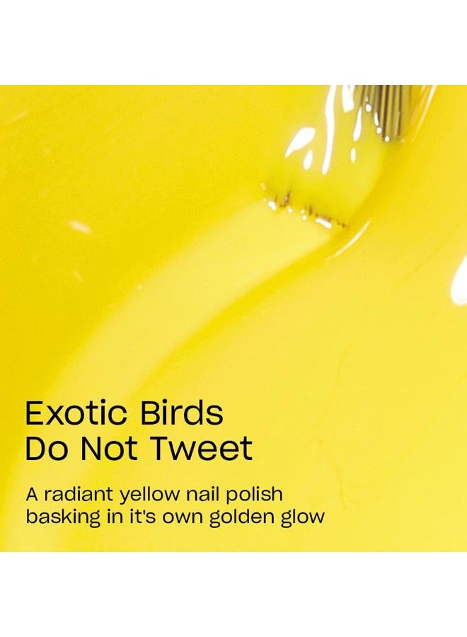 OPI Nail Lacquer Exotic Birds Do Not Tweet | Opaque Soft Yellow Crème Chip Resistant Nail Polish | Fiji Collection - Image 3