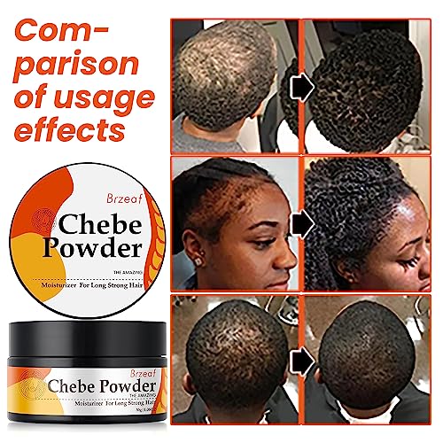 Brzeaf Chebe Powder for Hair Growth, Super Moisturizing & Hair Deep Conditioning, Chebe Hair Powder for All Hair Types - Image 5